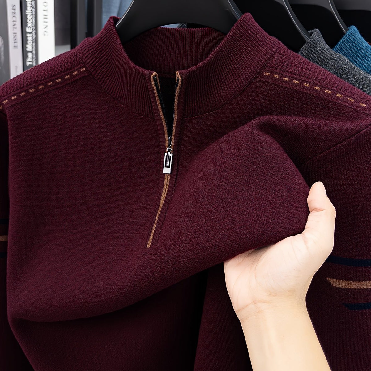 Half Zip Sweater for Women | Autumn Layering
