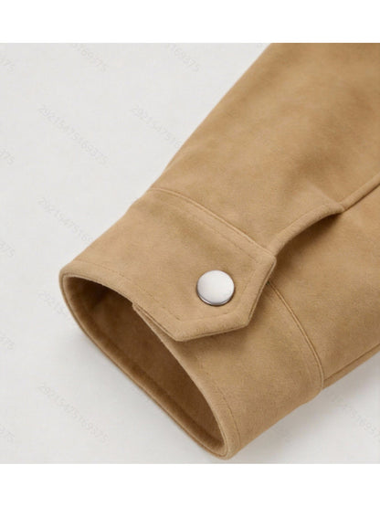 Classic Winter Jacket for Men | Lapel Collar Full Zip Autumn Layering