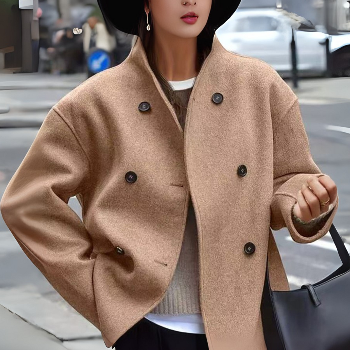 Funnel Neck Winter Coat for Women | Cold Weather Ready