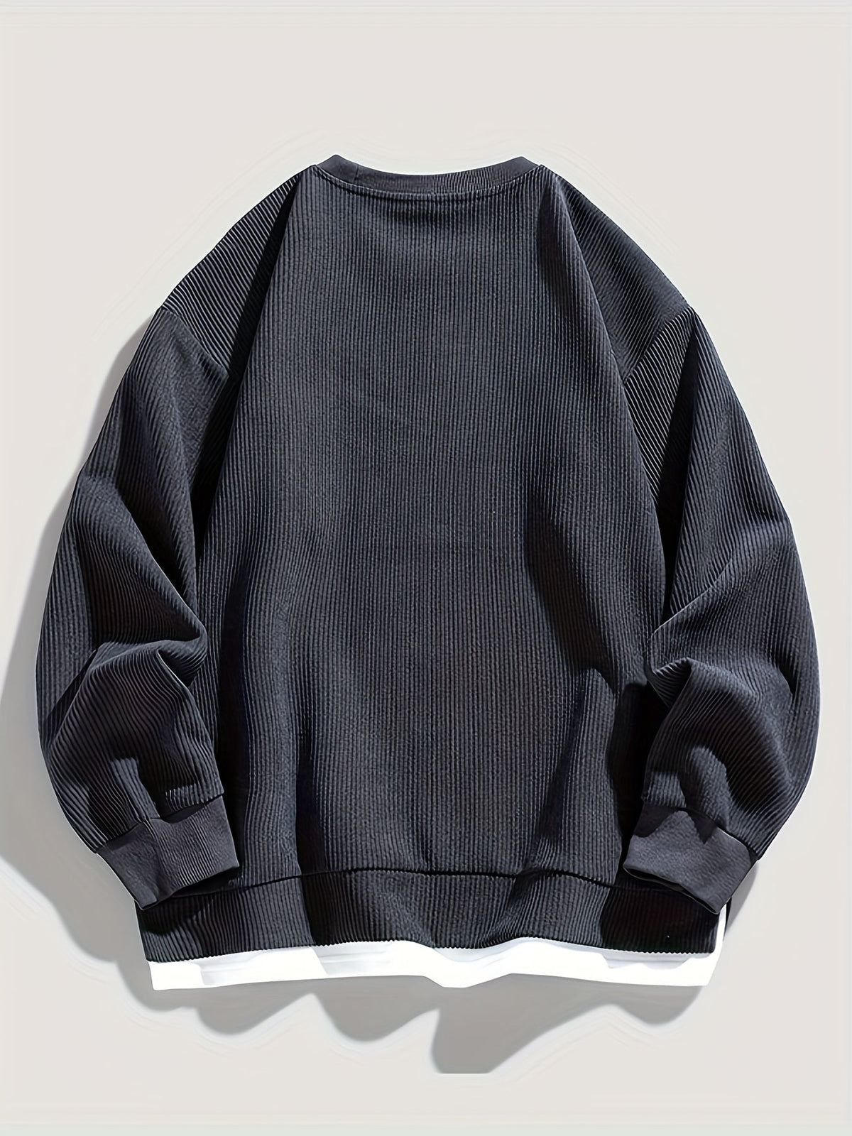 Oversized Sweatshirt for Men | Pull On Ribbed Fall & Winter 2026