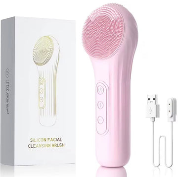 VERIDZ Sonic Waterproof Facial Cleansing Brush – Rechargeable Exfoliating Vibrating Face Scrubber for Deep Clean Skin Care
