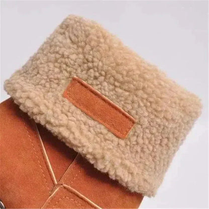 Lug Sole Mid Calf Boots for Women | Block Heel Round Toe Warm Winter Style
