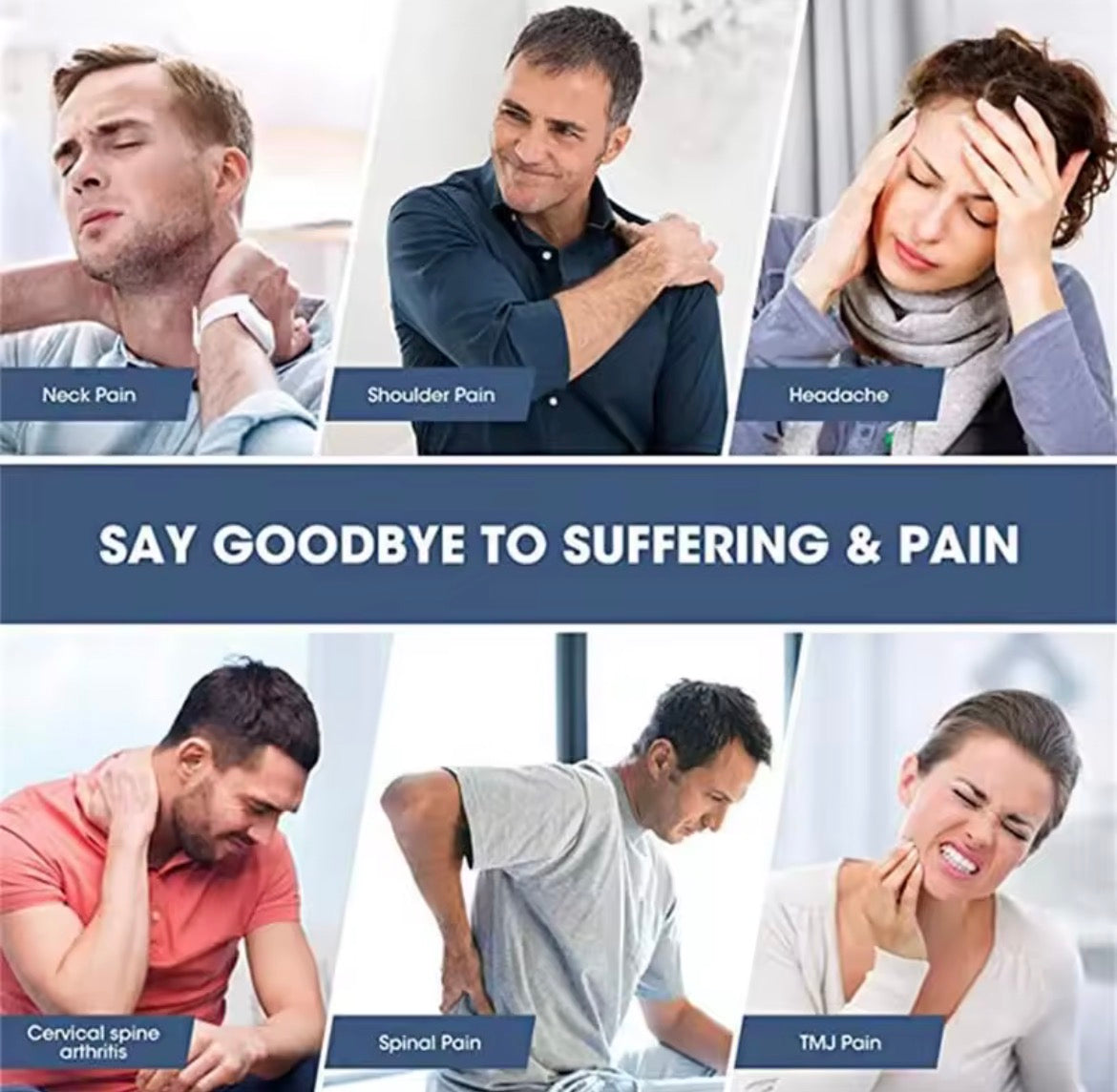 Neck And Shoulder Relaxer Cervical Chiropractic Traction Device Advanced Cervical Traction Device Remedial Pillows