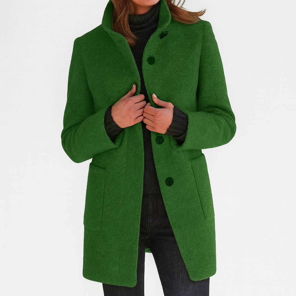 Gray Warm Winter Coat for Women | Cold Weather Ready