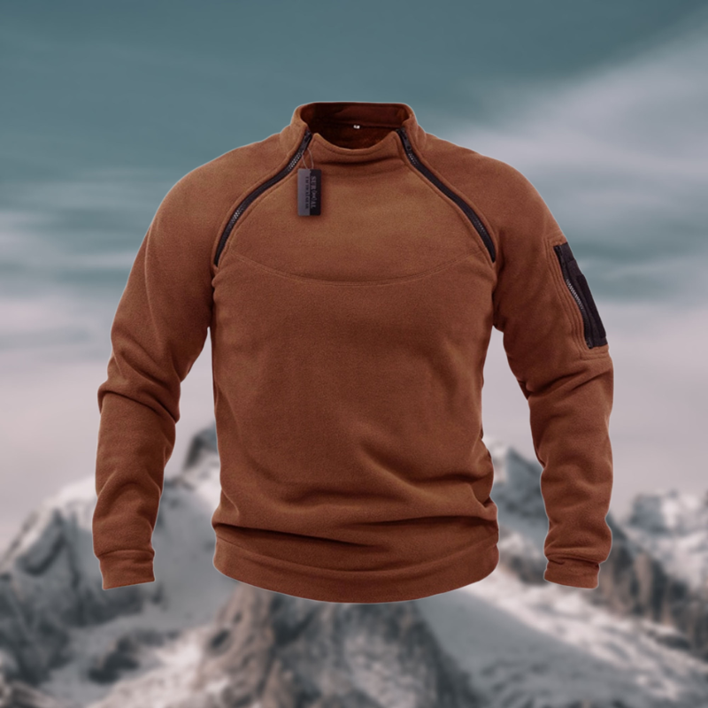 Half Zip Sweater for Women | Funnel Neck Warm Winter Layer