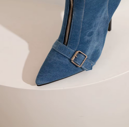 Pointed Toe Ankle Boots for Women | Side Zip Slim Heel Fall & Winter 2026