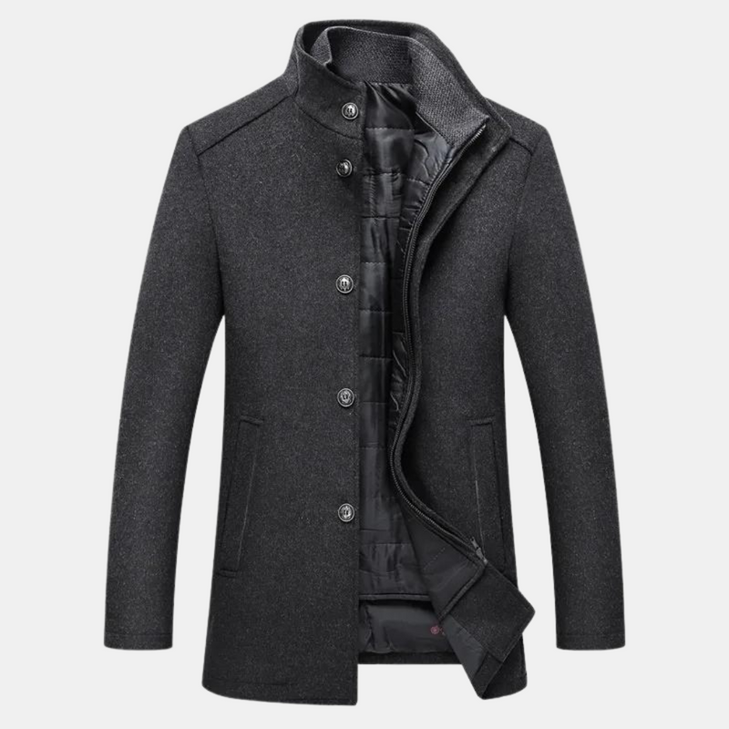 Lightweight Quilted Jacket for Men | Button Front Fall & Winter 2026