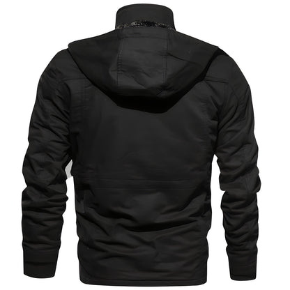 Hooded Winter Jacket for Men | Autumn Layering
