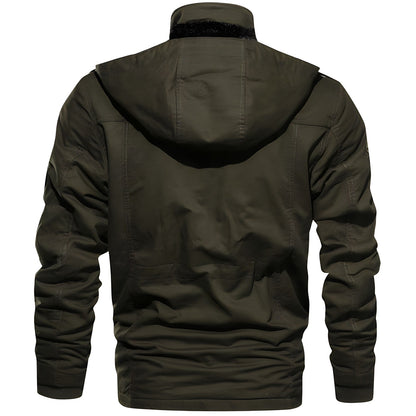 Hooded Winter Jacket for Men | Autumn Layering