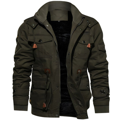 Hooded Winter Jacket for Men | Autumn Layering