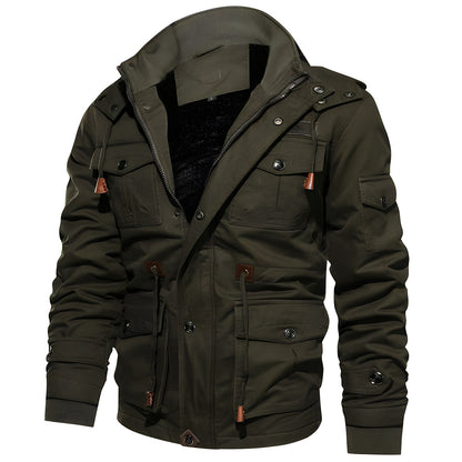 Hooded Winter Jacket for Men | Autumn Layering