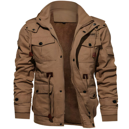 Hooded Winter Jacket for Men | Autumn Layering