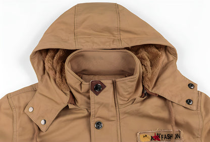 Hooded Winter Jacket for Men | Autumn Layering