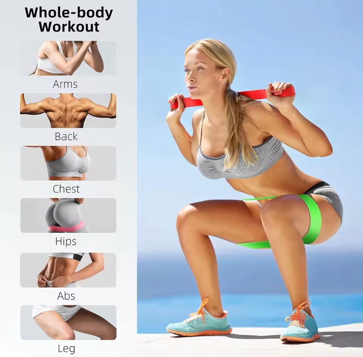 Premium Resistance Bands – Full Body Strength Training