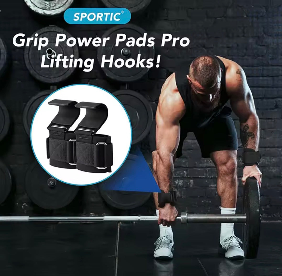 Weight Lifting Hook Grips