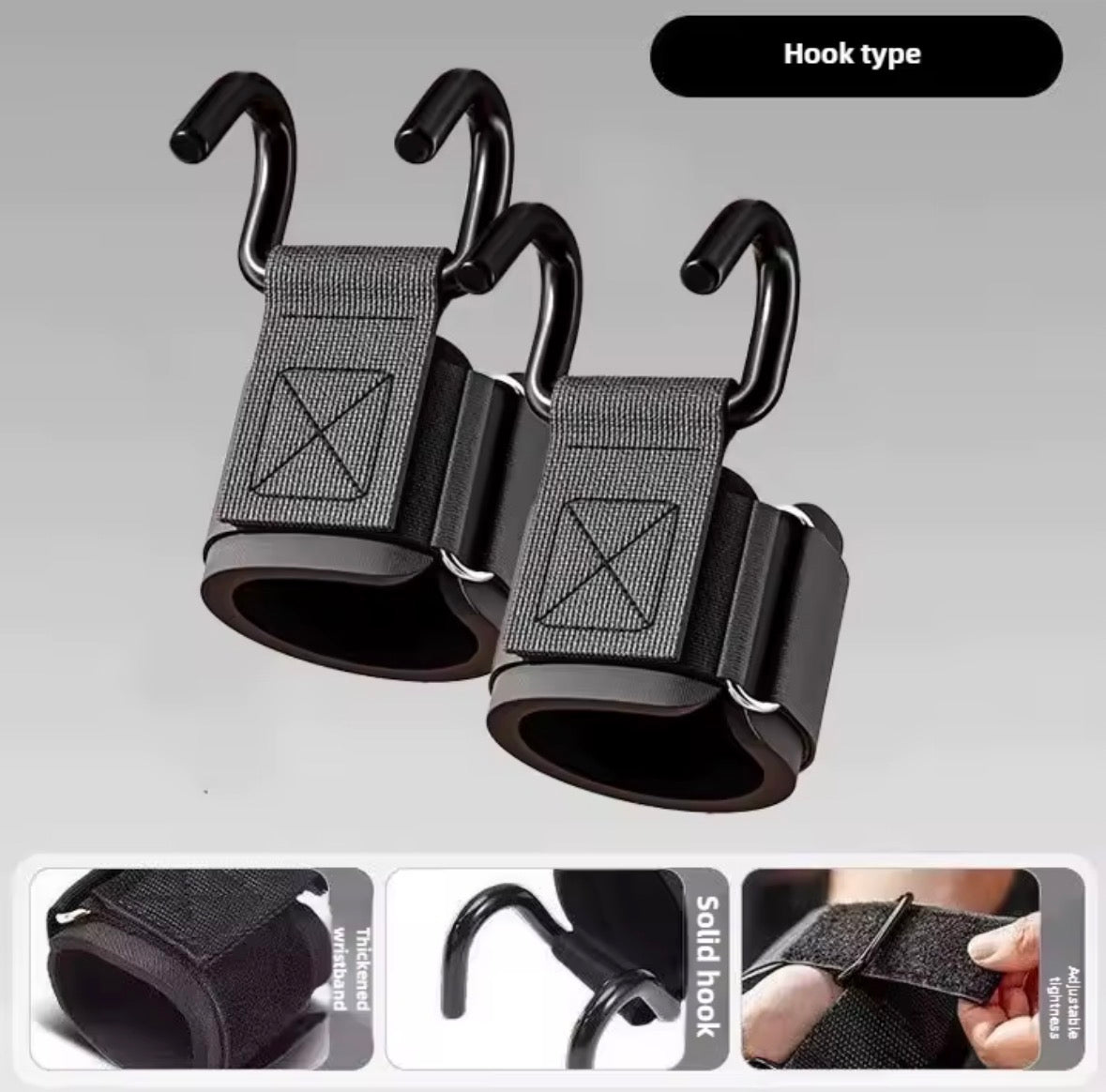 Weight Lifting Hook Grips
