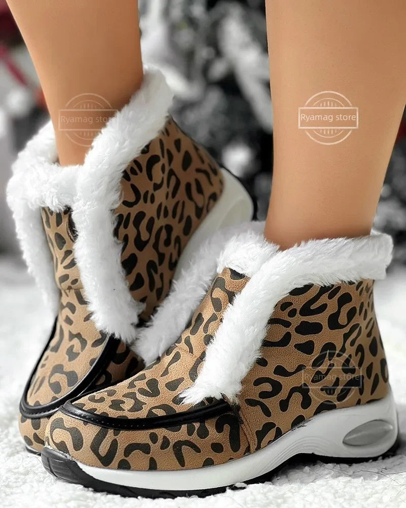 Platform Ankle Boots for Women | Pull On Buckle Strap Winter Ready Comfort