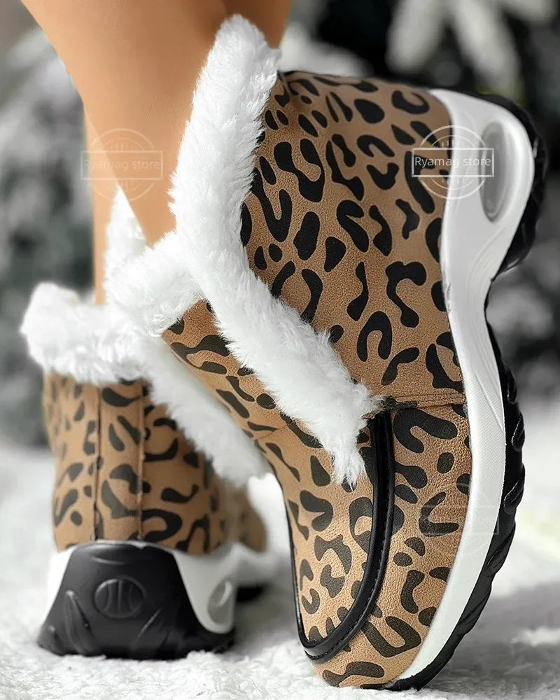 Platform Ankle Boots for Women | Pull On Buckle Strap Winter Ready Comfort
