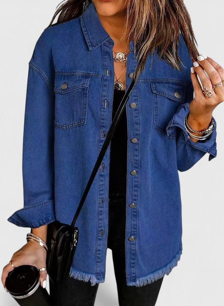 Black Oversized Winter Jacket for Women | Autumn Layering