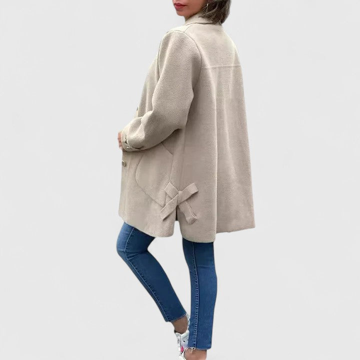 Oversized Winter Coat for Women | Button Front Autumn Layering