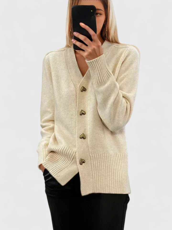 Button Front Cardigan for Women | Autumn Layering