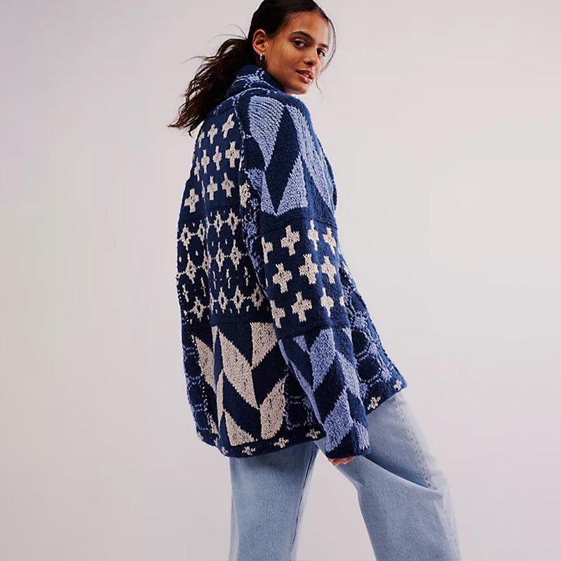 Oversized Cardigan for Women | Button Front Insulated Cosy Winter Style