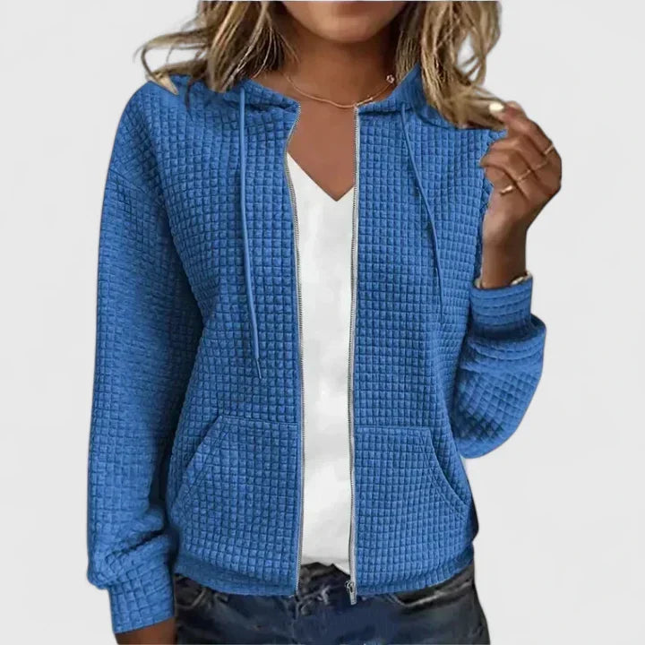 Blue Cosy Winter Jacket for Women | Cold Weather Ready