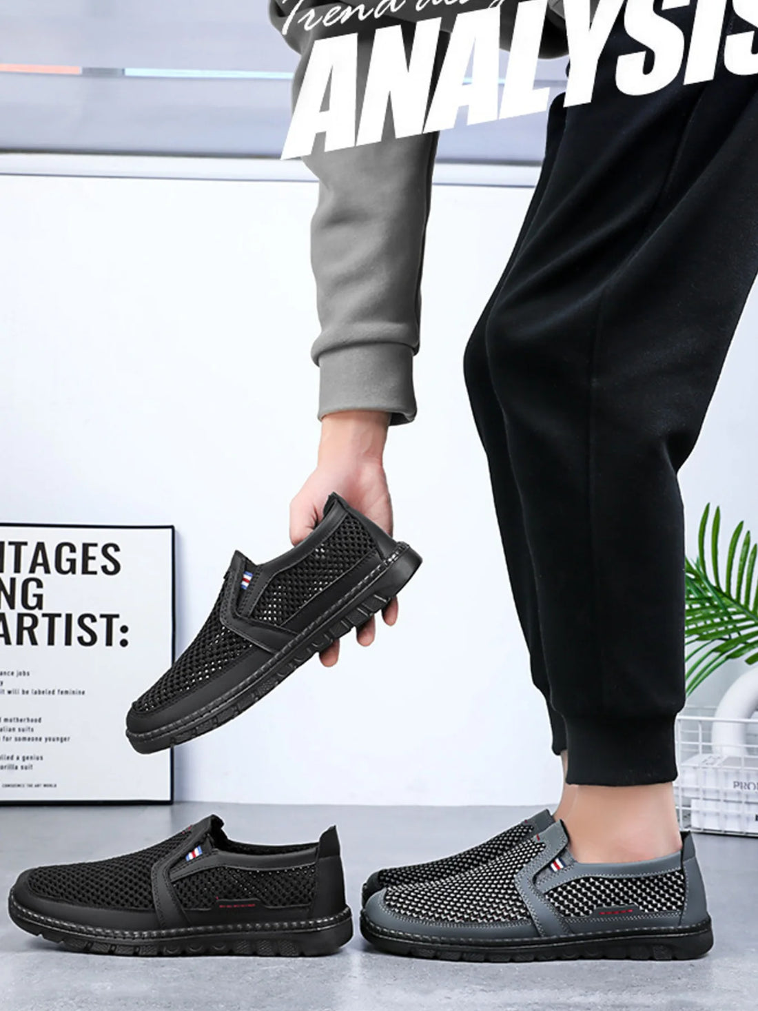 AeroStride™ Men’s Orthopedic "Anti-Odor" Breathable Sneakers