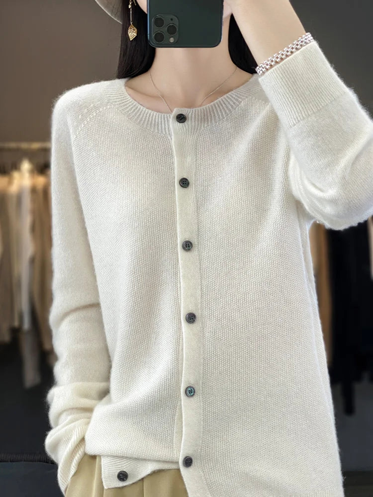 Button Front Cardigan for Women | Insulated Cosy Winter Style