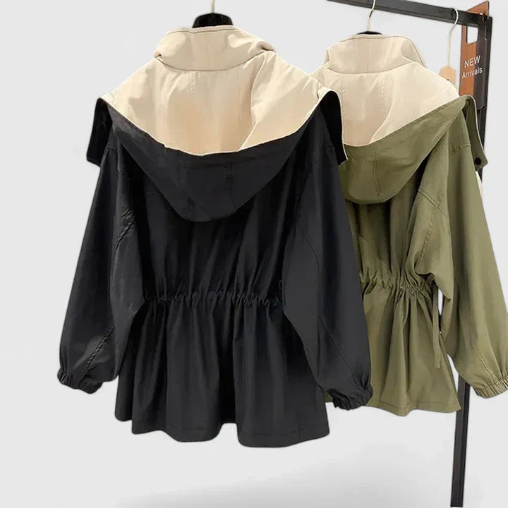 Warm Winter Jacket for Women | Button Front Lightweight Autumn Layering