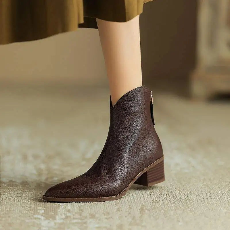Pointed Toe Ankle Boots for Women | Winter Ready Comfort