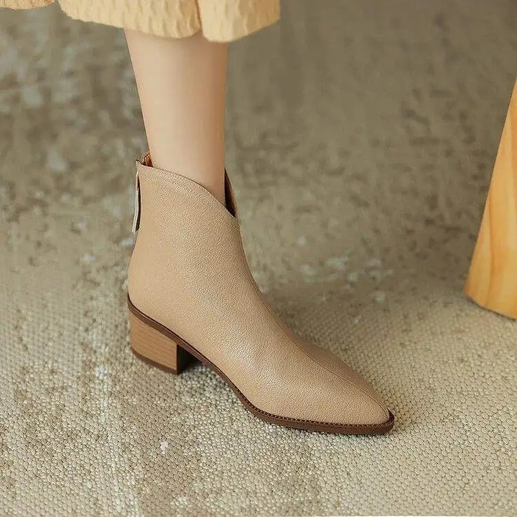 Pointed Toe Ankle Boots for Women | Winter Ready Comfort