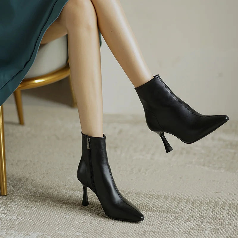Pointed Toe Ankle Boots for Women | Slim Heel Fall & Winter 2026