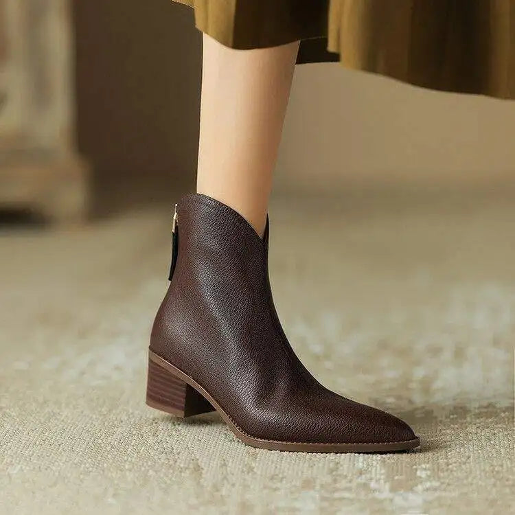 Pointed Toe Ankle Boots for Women | Winter Ready Comfort