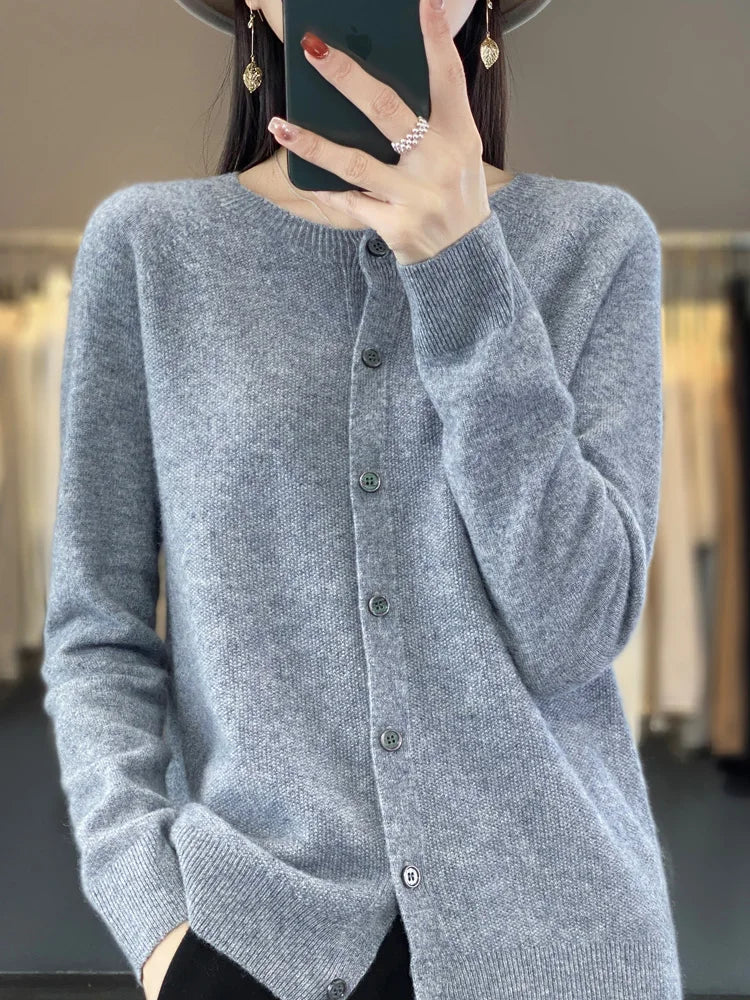 Button Front Cardigan for Women | Insulated Cosy Winter Style