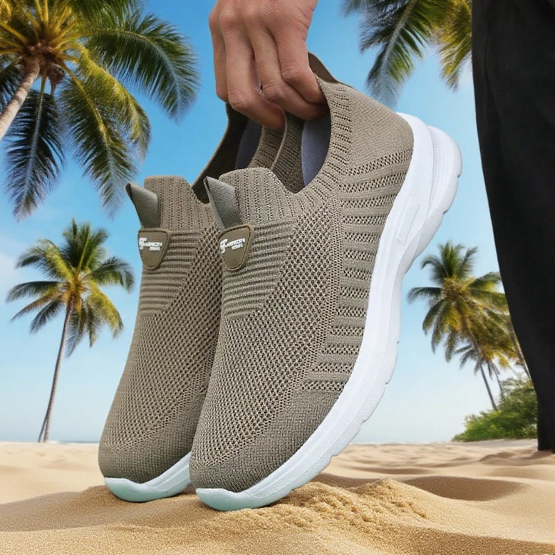 Unisex Breathable Slip -On Orthopedics Walking/Running Shoes