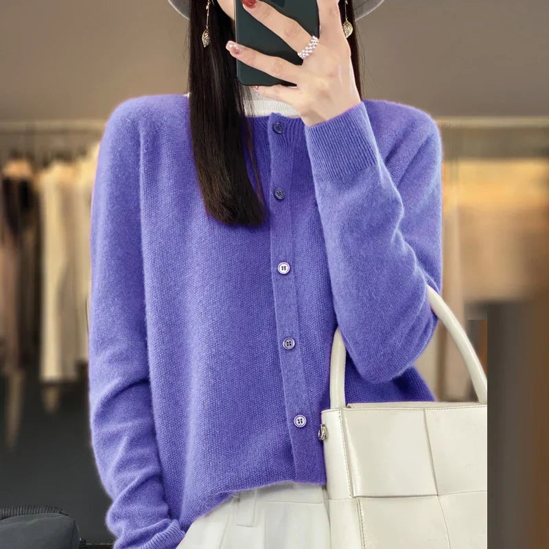 Button Front Cardigan for Women | Insulated Cosy Winter Style