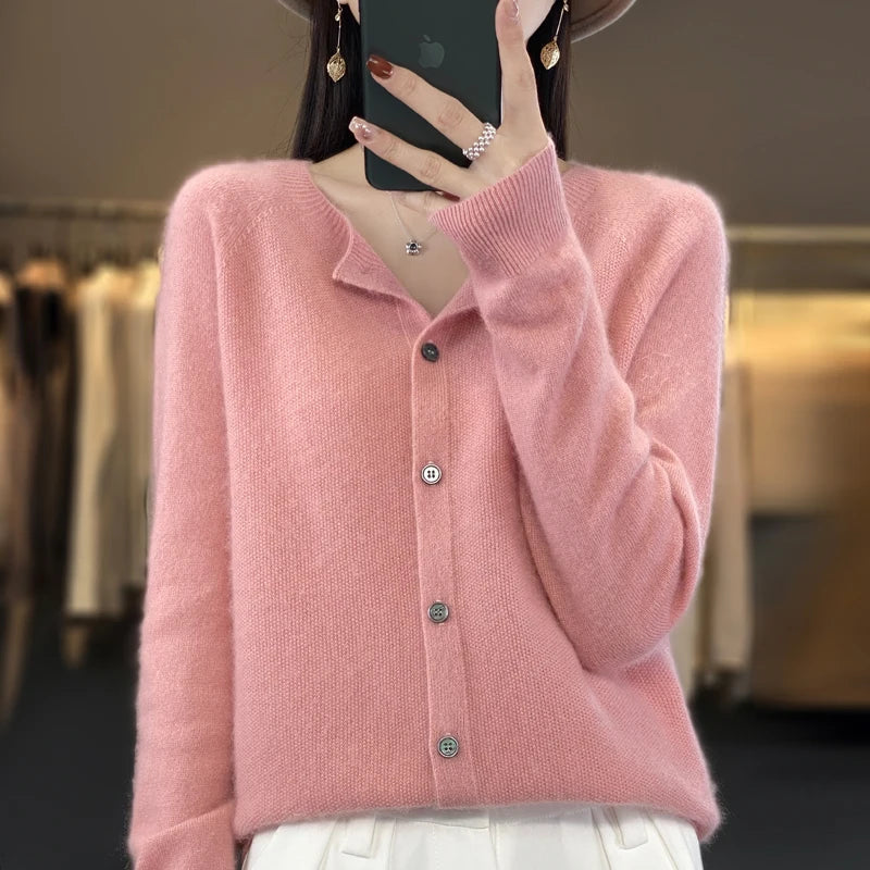 Button Front Cardigan for Women | Insulated Cosy Winter Style