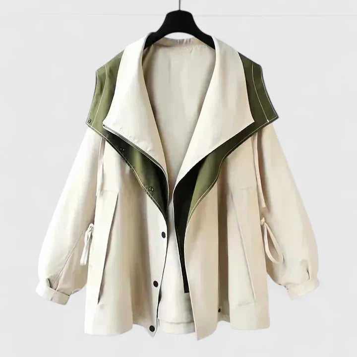 Warm Winter Jacket for Women | Button Front Lightweight Autumn Layering