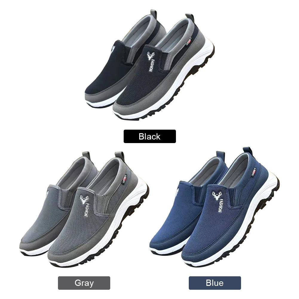 Orthopedic Breathable Slip-On Travel Walking Shoes