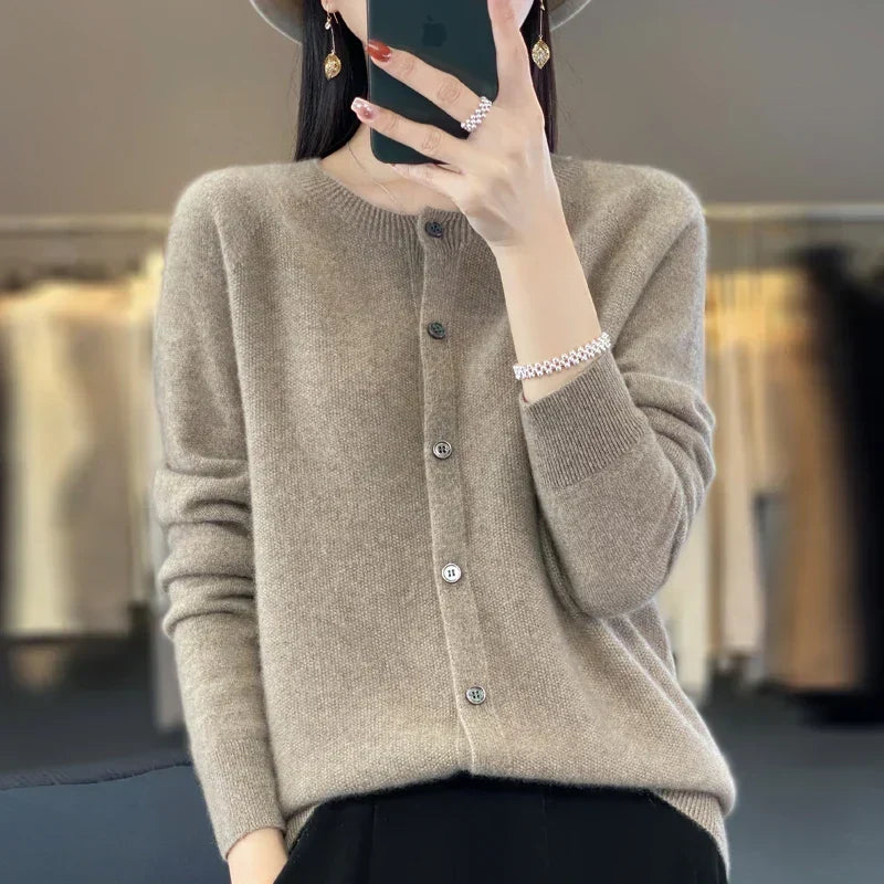 Button Front Cardigan for Women | Insulated Cosy Winter Style