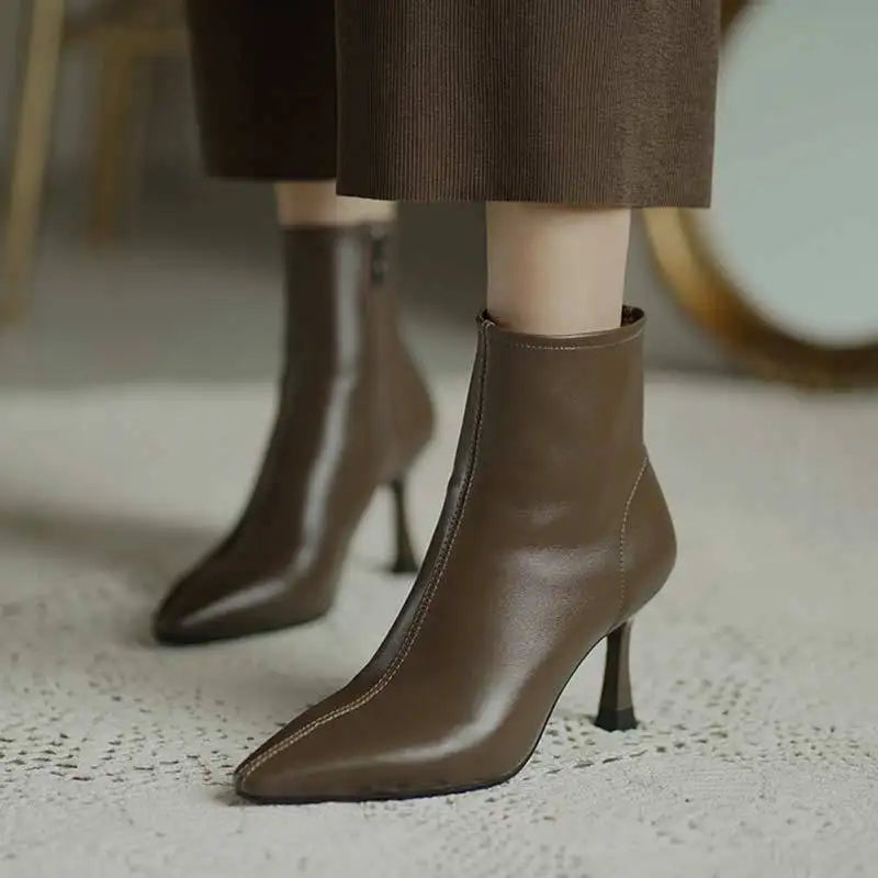 Pointed Toe Ankle Boots for Women | Slim Heel Fall & Winter 2026