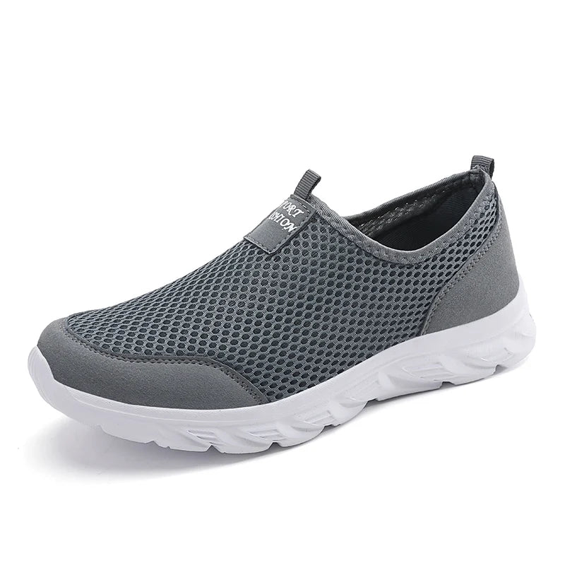 Orthopedic Men's Casual Sneakers - Lightweight Breathable Slip-On Walking Shoes