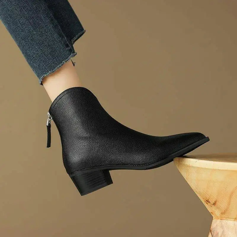 Pointed Toe Ankle Boots for Women | Winter Ready Comfort