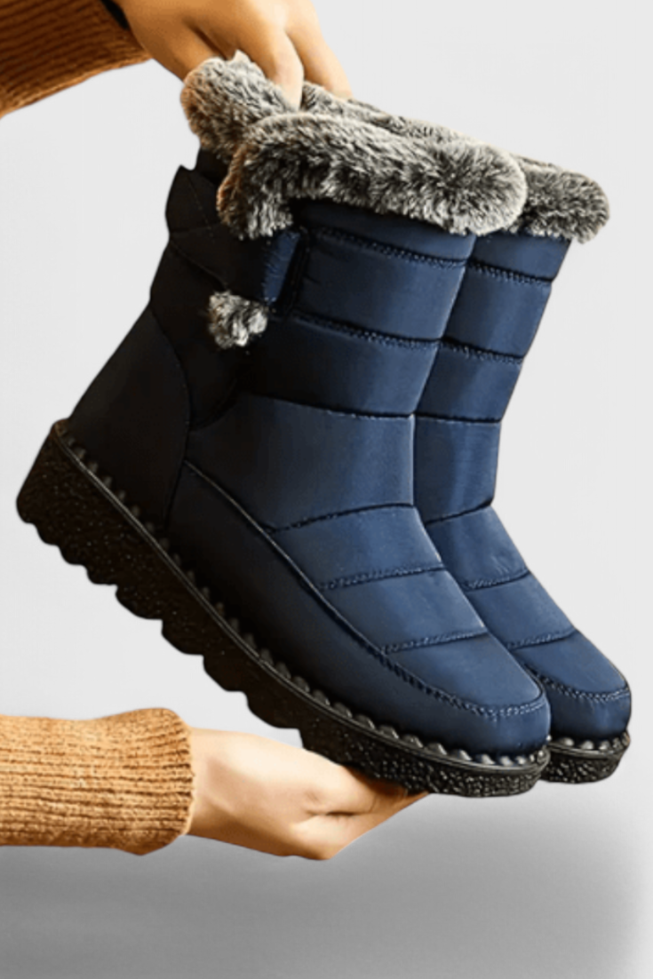 Quilted Ankle Boots for Women | Side Zip Insulated Fall Booties
