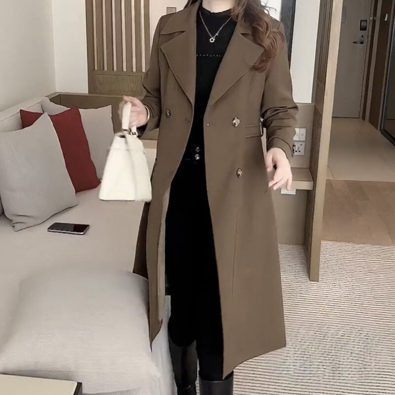 Classic Trench Coat for Women | Wool Blend Fall & Winter 2026