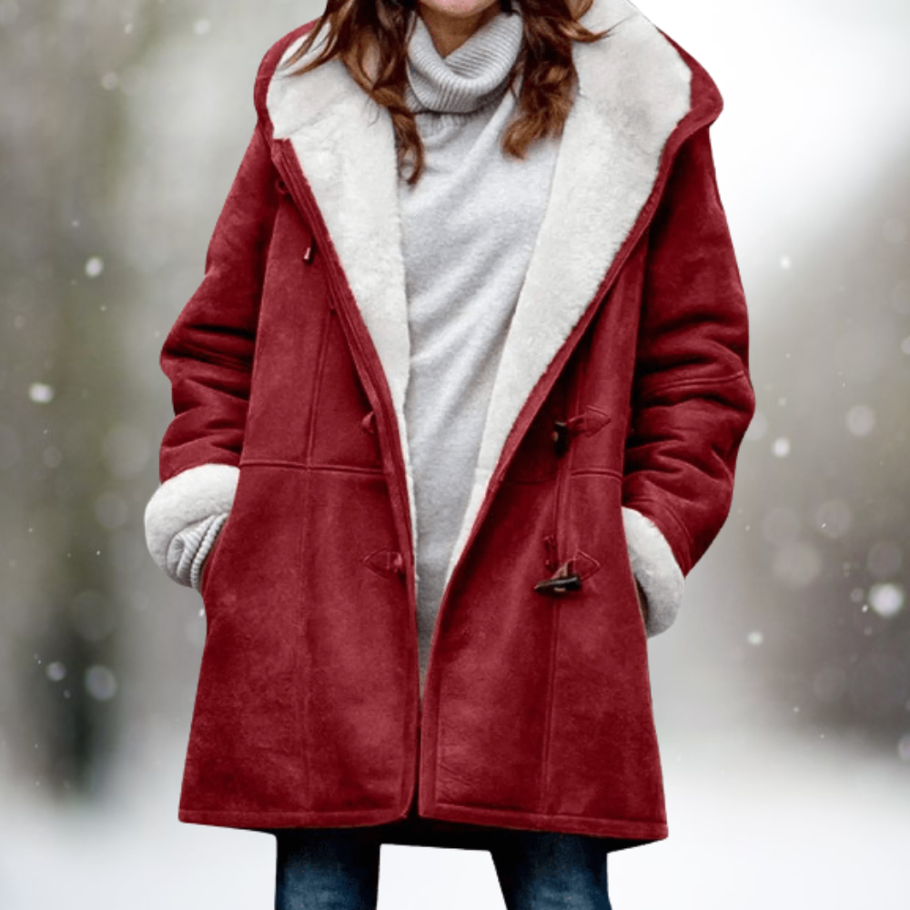 Longline Winter Coat for Women | Side Zip Cold Weather Ready