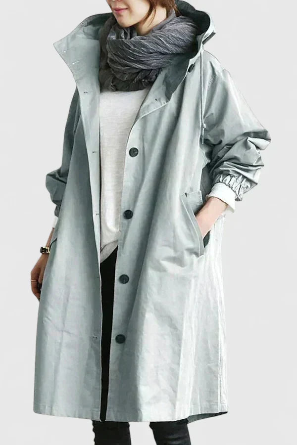 Hooded Winter Coat for Women | Oversized Autumn Layering