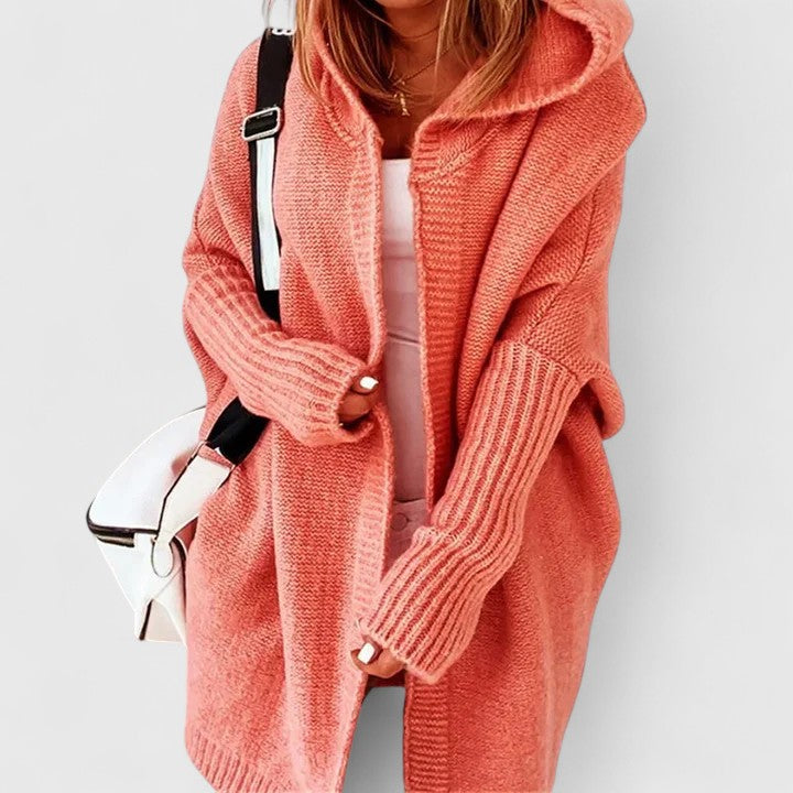 Oversized Cardigan for Women | Hooded Longline Cosy Winter Style