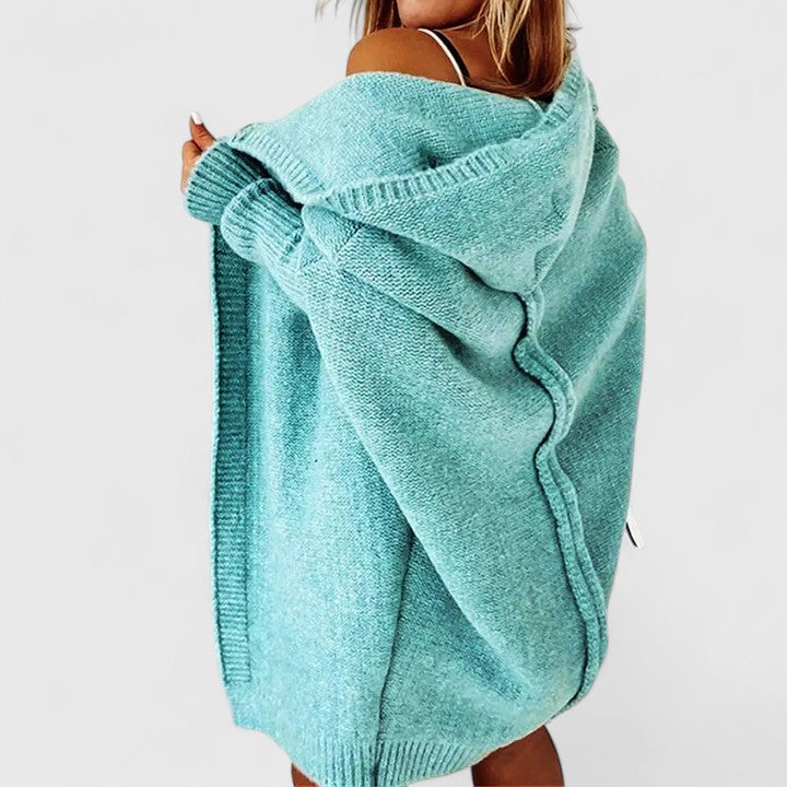 Oversized Cardigan for Women | Hooded Longline Cosy Winter Style
